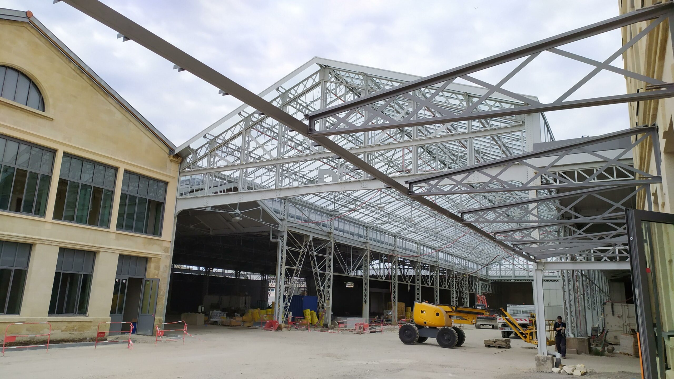 Une photo de chantier