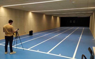 un stand de tir vide