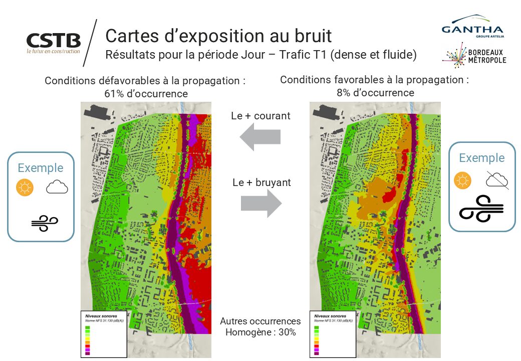 Cartes Cartes d'exposition au bruit